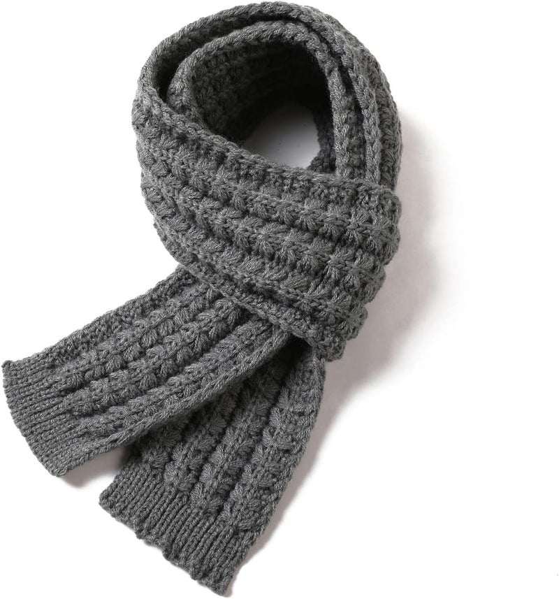 BEARUN Kids Knitted Scarf Winter Fashion Solid Color Toddler Baby Warm Scarves Wrap Neck Warmer for Girls Boys - Image 5